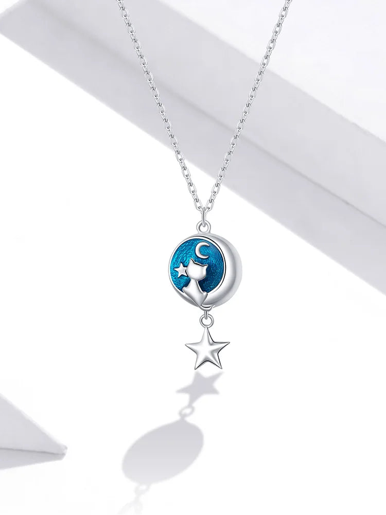 Moon & Cat Pendant