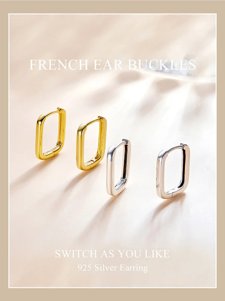 Square ear buckles