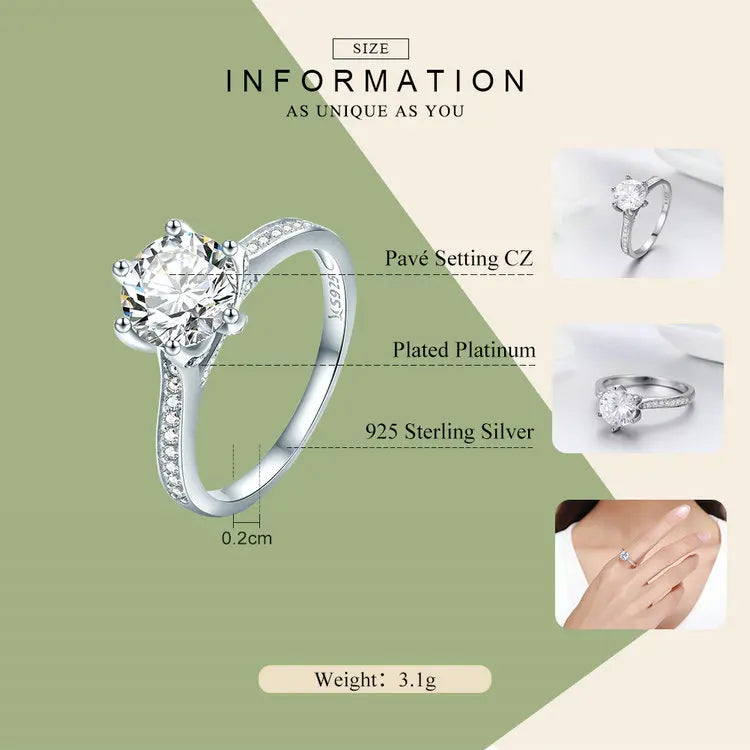 Zircon Enternity Ring

❤ The enternity ring is full of texture, with a big shining zircon in the center, elegant and gorgeous, beautiful and romantic, showing the charm of light luxury.