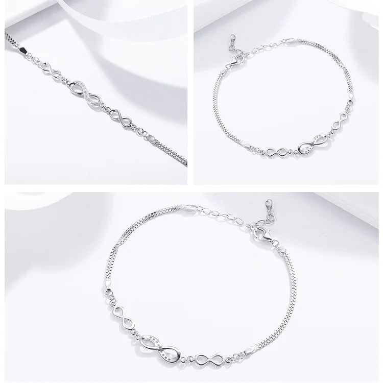 Infinity Love Chain Bracelet