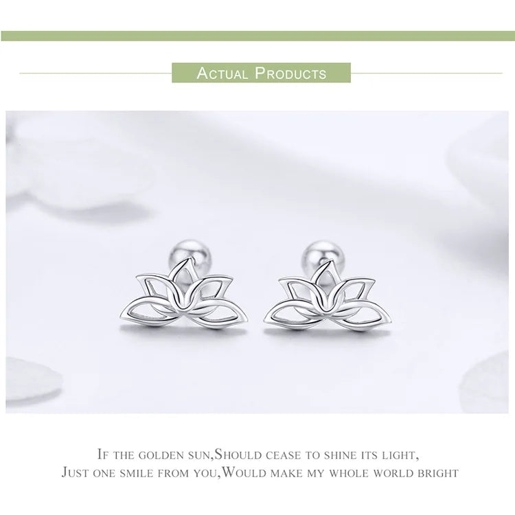 Elegant Lotus Flower Jewelry Set