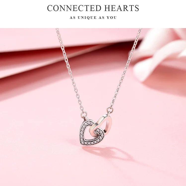 Connected Heart Necklace