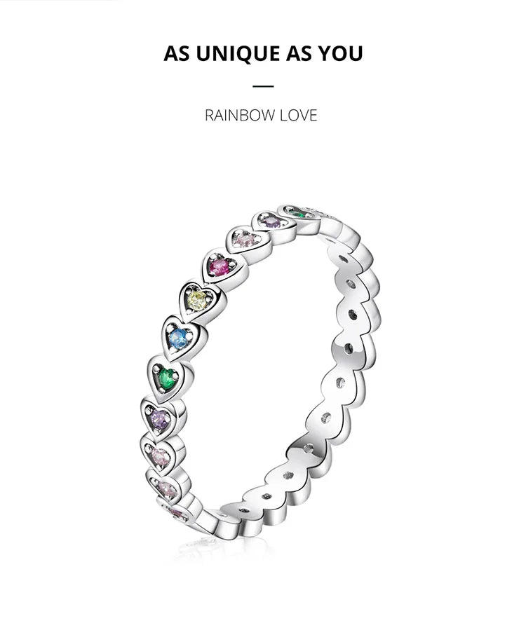 Rainbow Love Ring