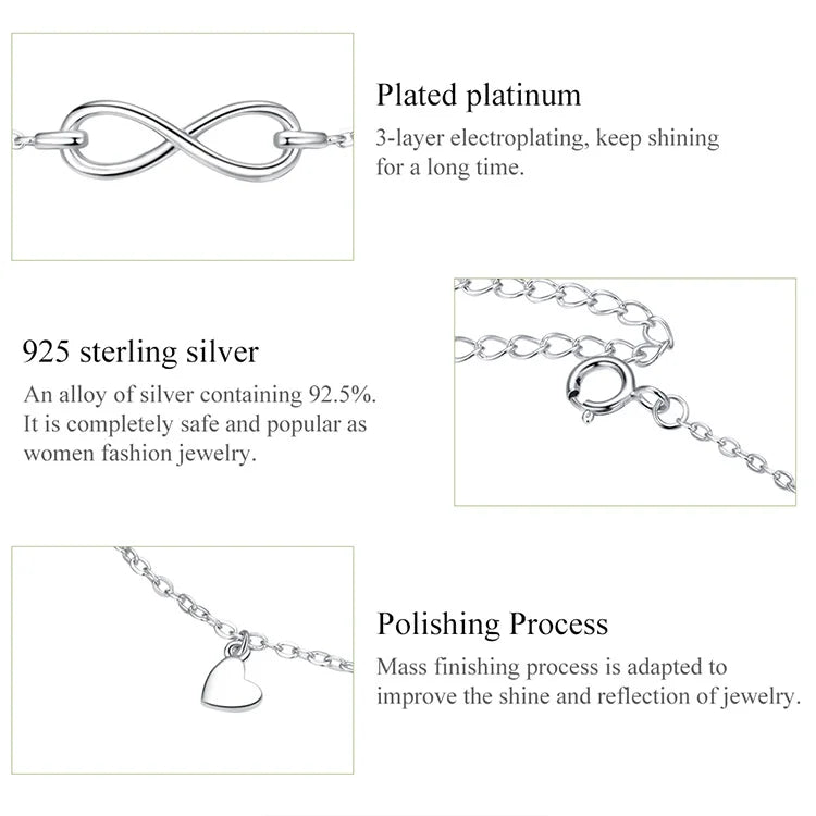 Infinity Symbol Anklet