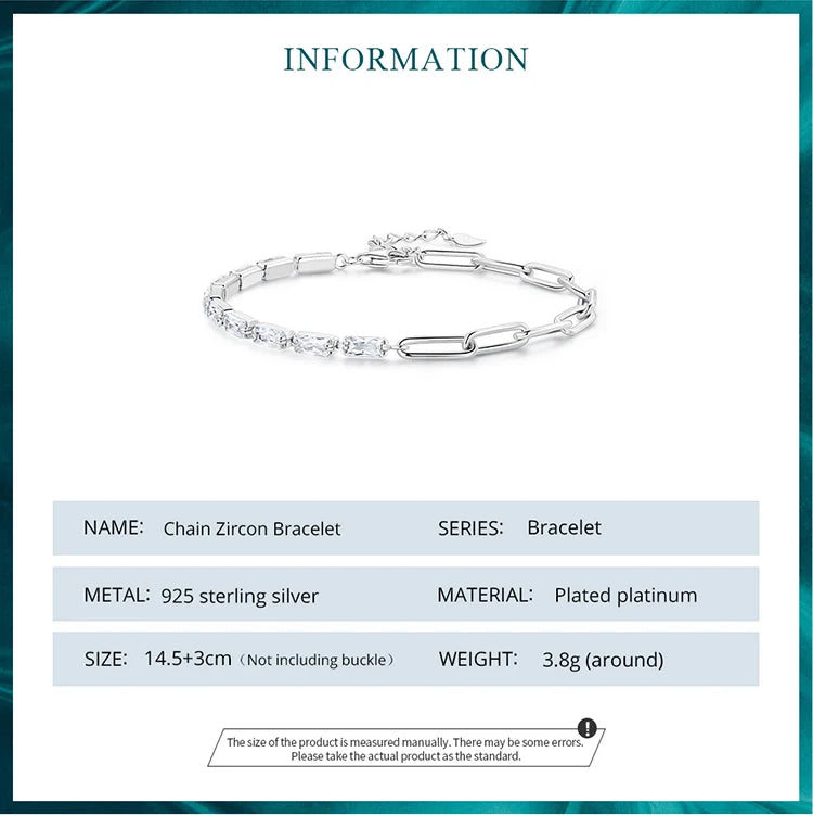 Zircon Tennis Bracelet