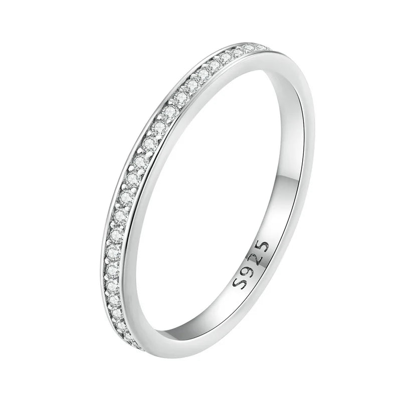 Moissanite  Eternity Ring