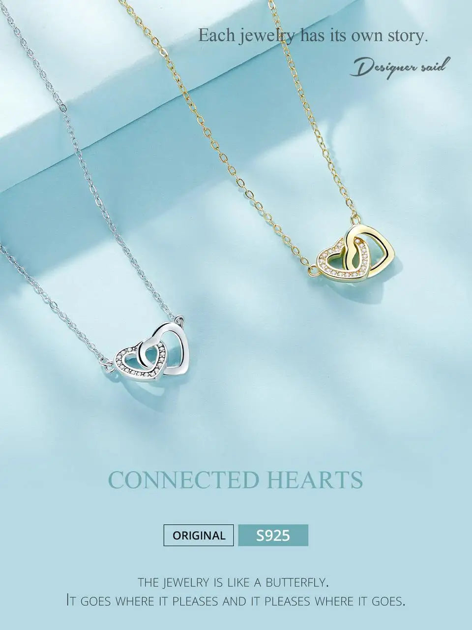 Connected Heart Necklace