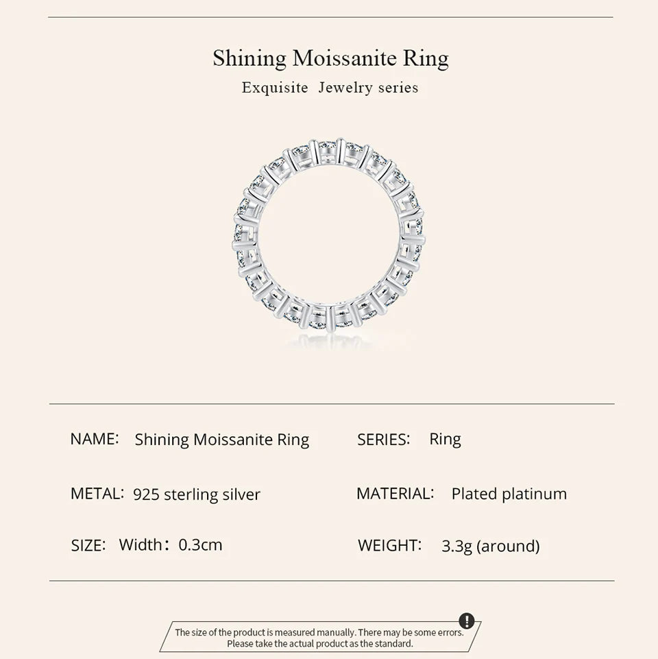 Shining Moissanite Ring