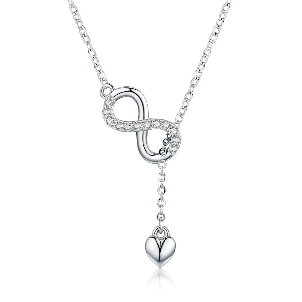 Infinity Love Pendant Necklace