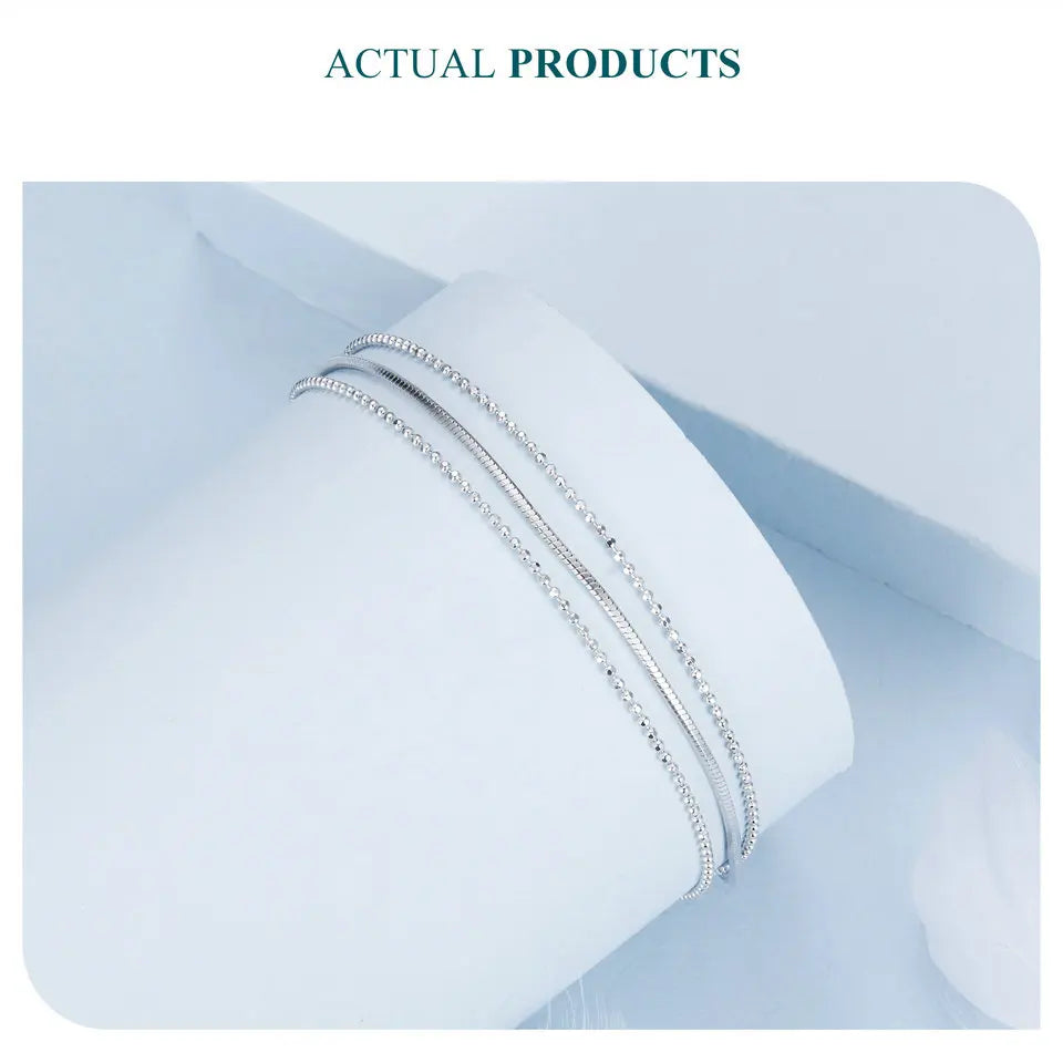 The minimalist triple-layer bracelet