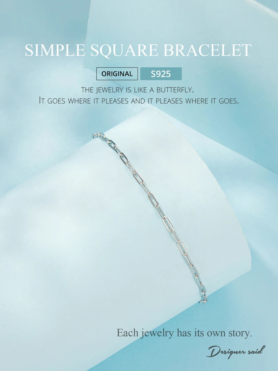 Square Chain Bracelet