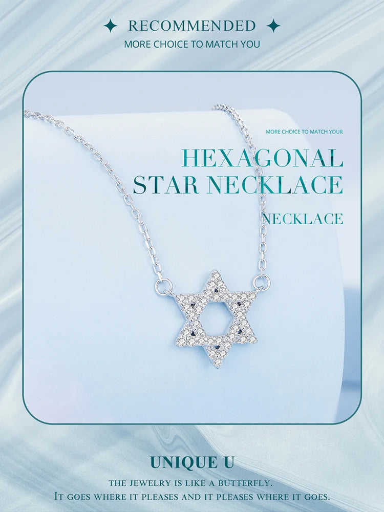 Hexagonal Star Necklace