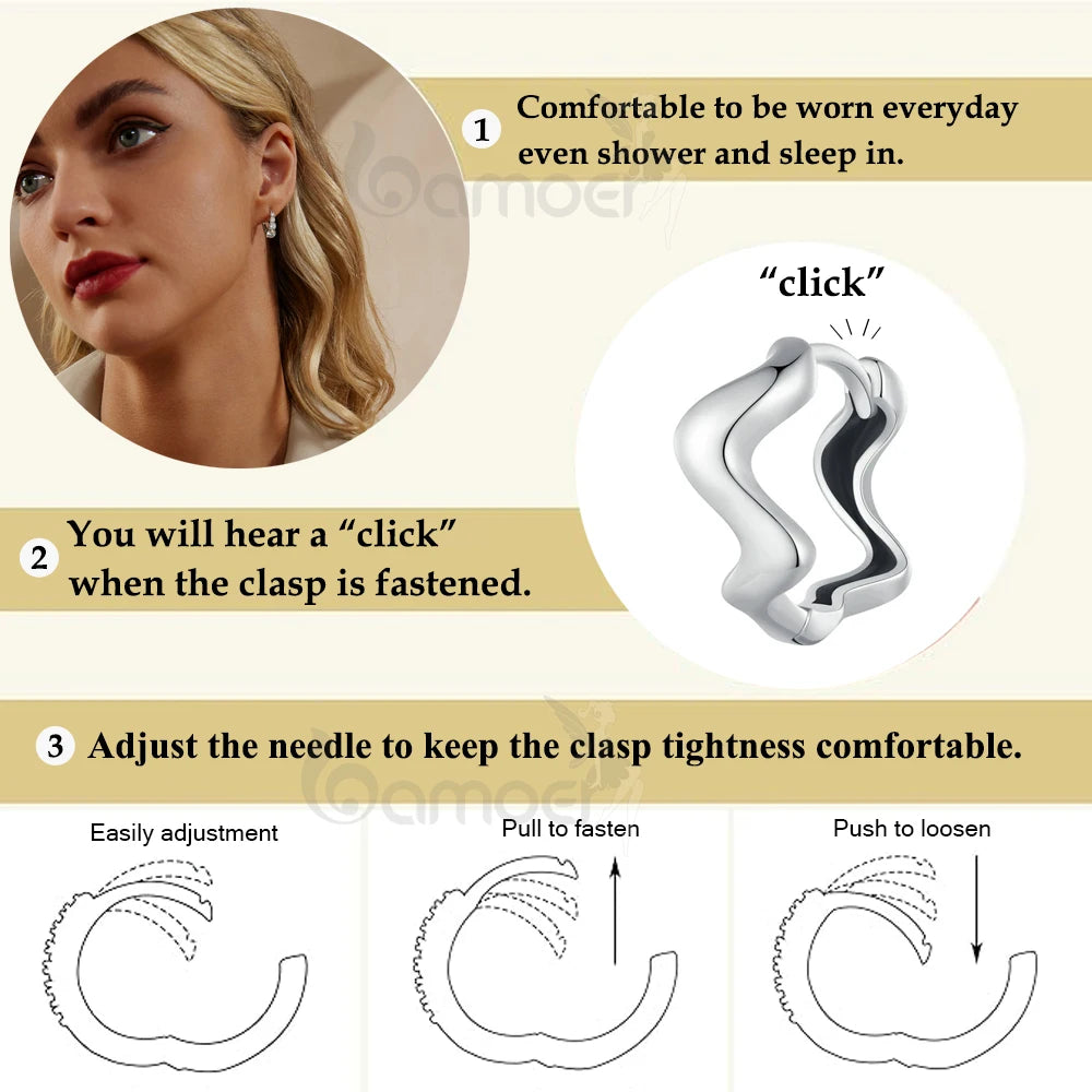 Wave Ear Clips