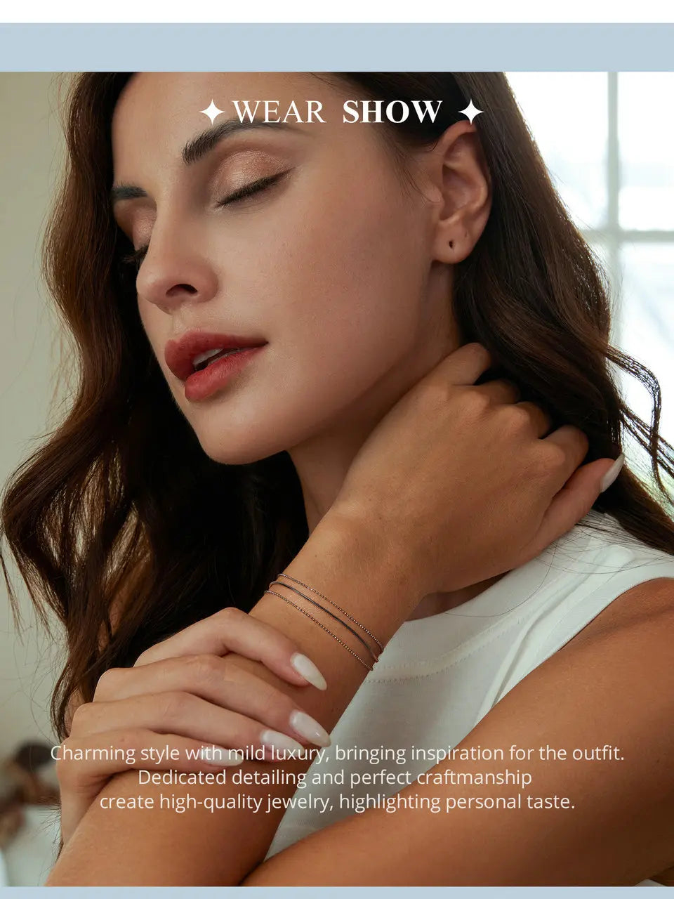 The minimalist triple-layer bracelet