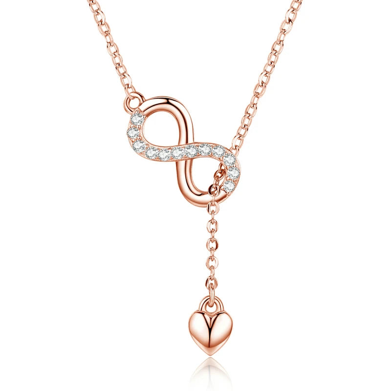 Infinity Love Pendant Necklace