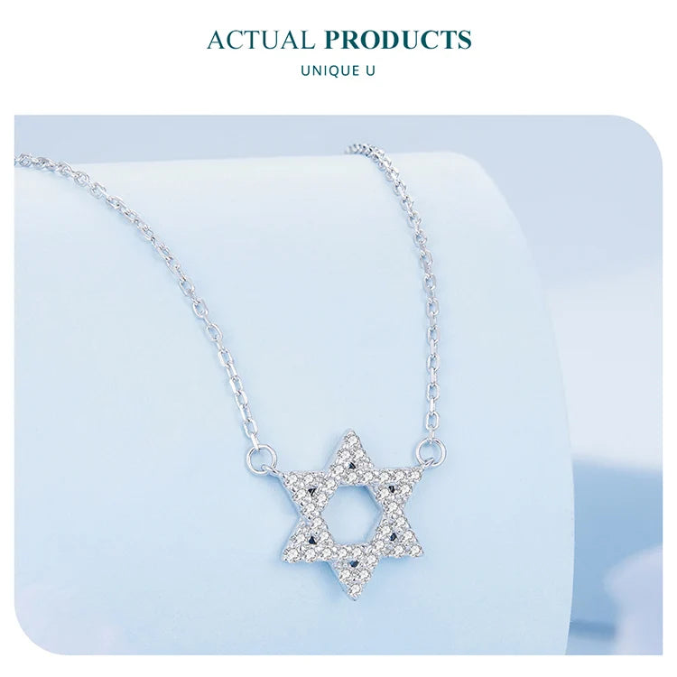 Hexagonal Star Necklace