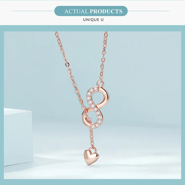 Infinity Love Pendant Necklace