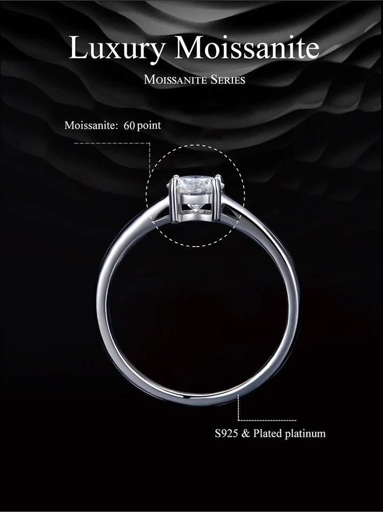 Shining Moissanite Ring