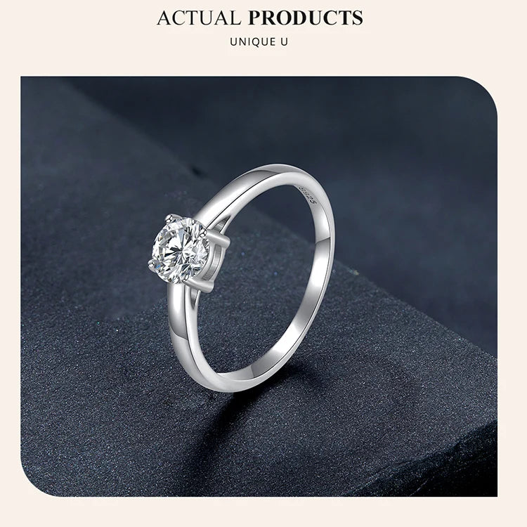 Shining Moissanite Ring