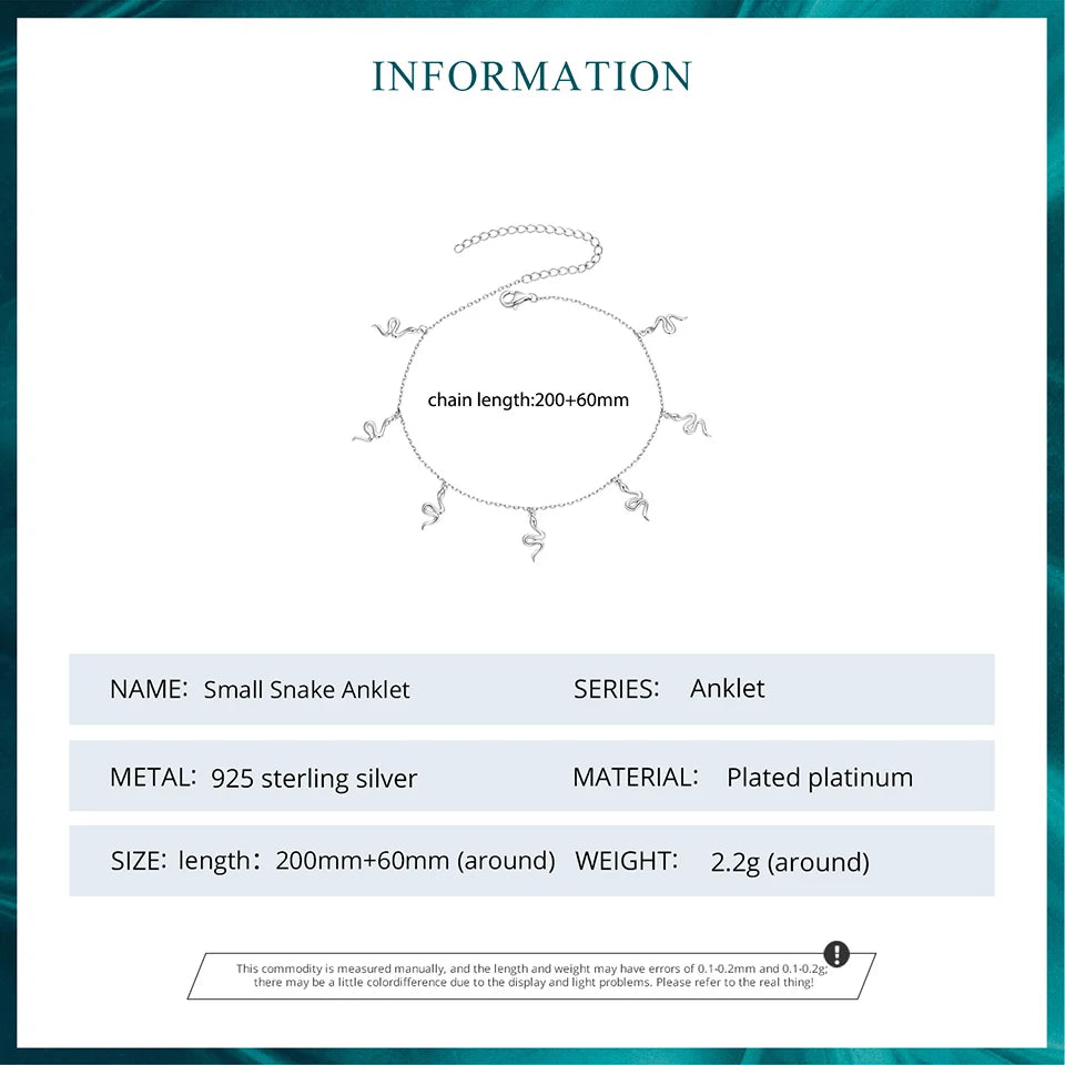 Small Snake Anklet
