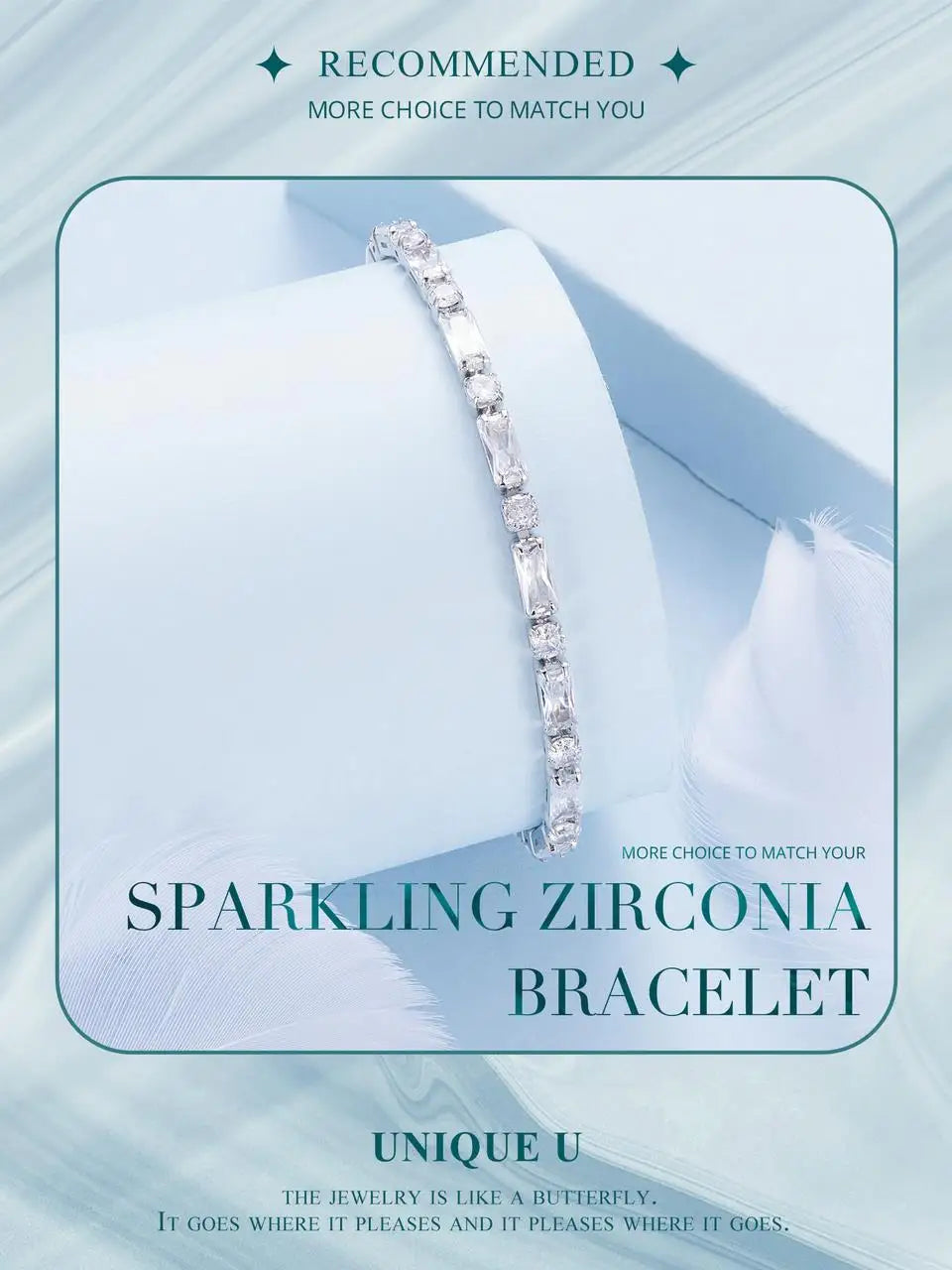 Adjustable Sparkling Zirconia Bracelet