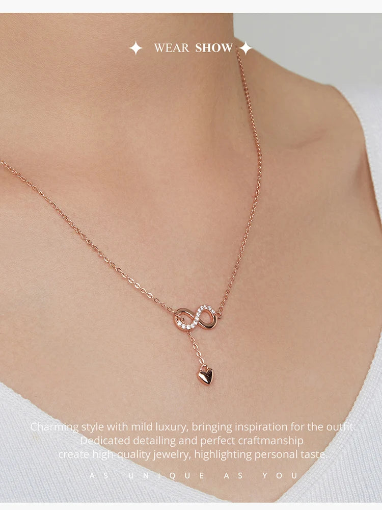 Infinity Love Pendant Necklace