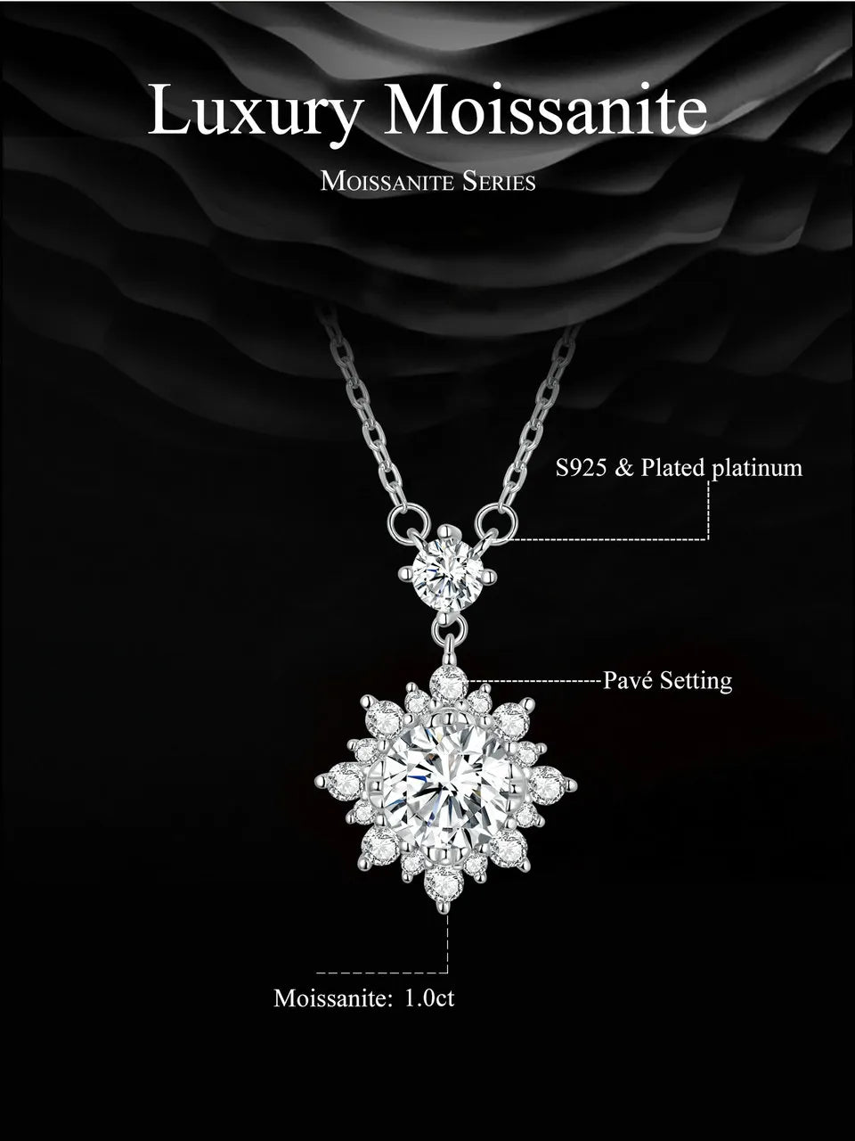 Luxury Moissanite Necklace