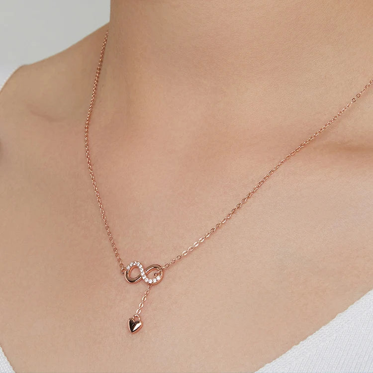 Infinity Love Pendant Necklace