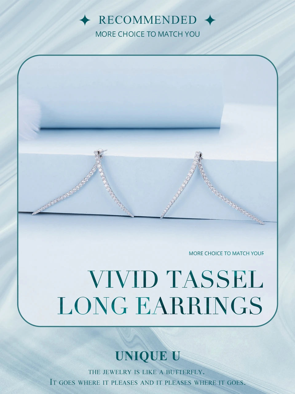 Vivid Tassel Long Earrings