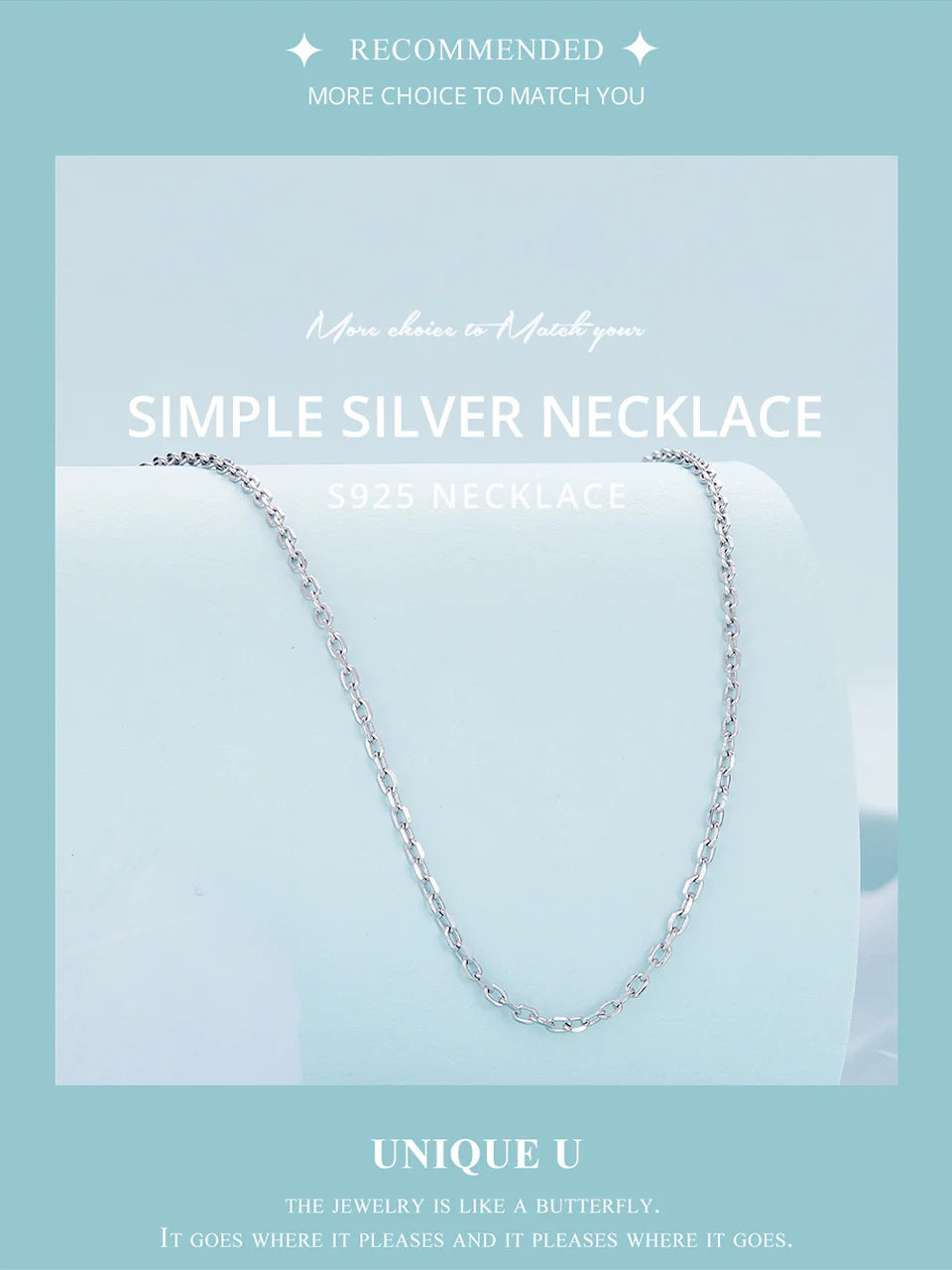 Simple Silver Necklace