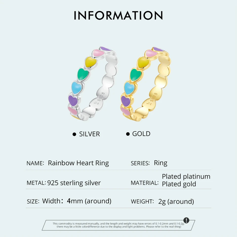 Rainbow Series Heart to Heart Jewelry Set