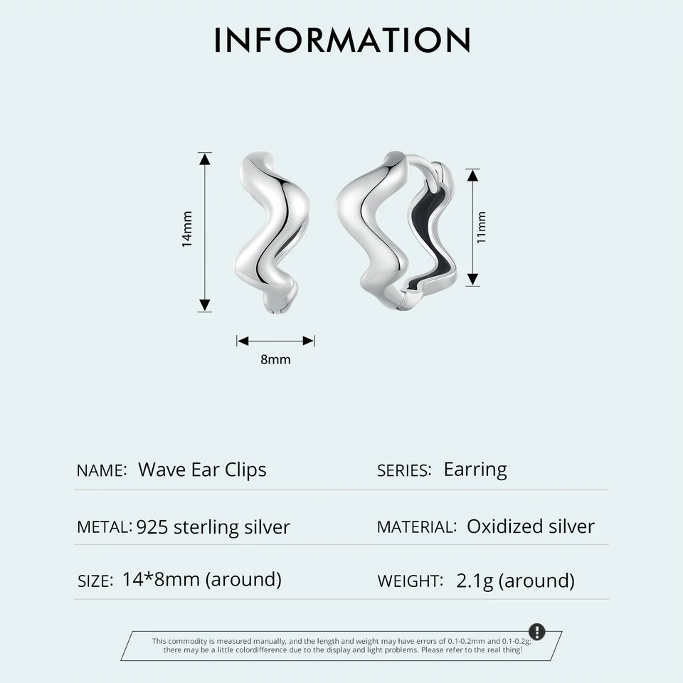 Wave Ear Clips