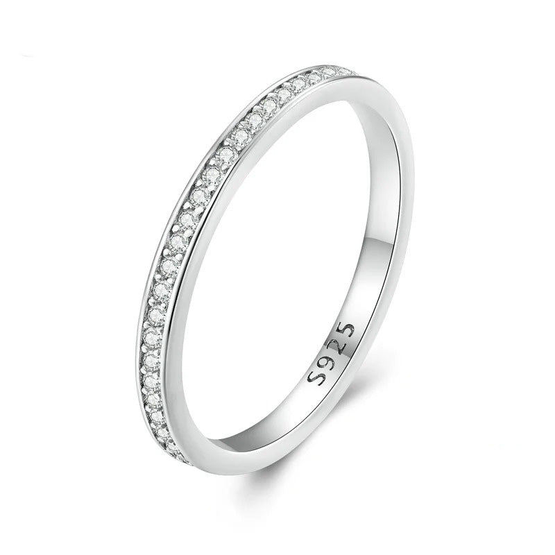 Moissanite  Eternity Ring