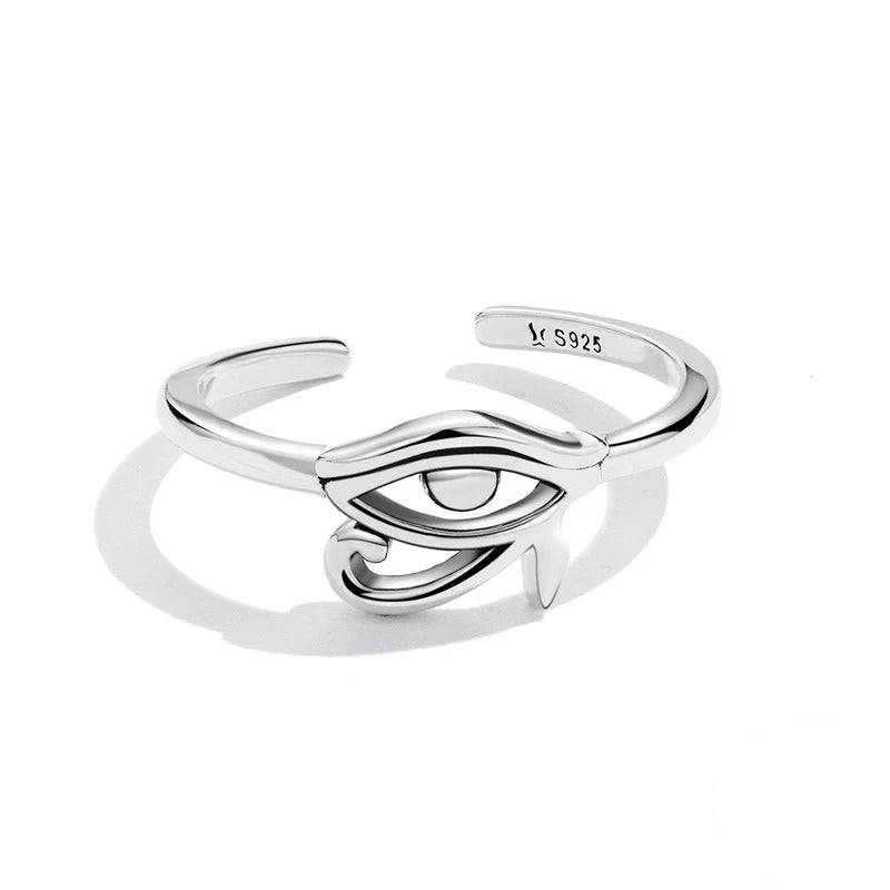 Eye of Horus Open Ring

❤ The Eye of Horus represents protection and luck, which gives you beauty while expelling negative energy for you. The ring in a hollow design is simple yet fashionable and versatile.
