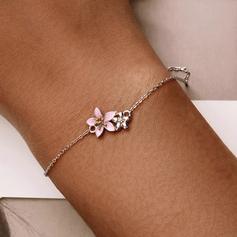 Beautiful cherry blossom bracelet