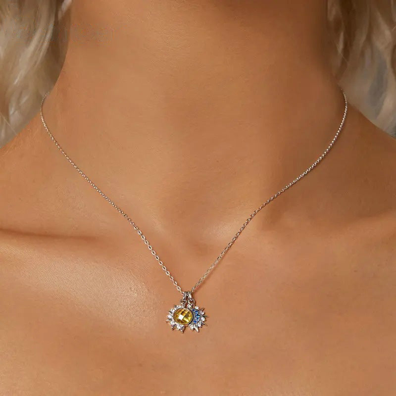 Sun and Moon Necklace