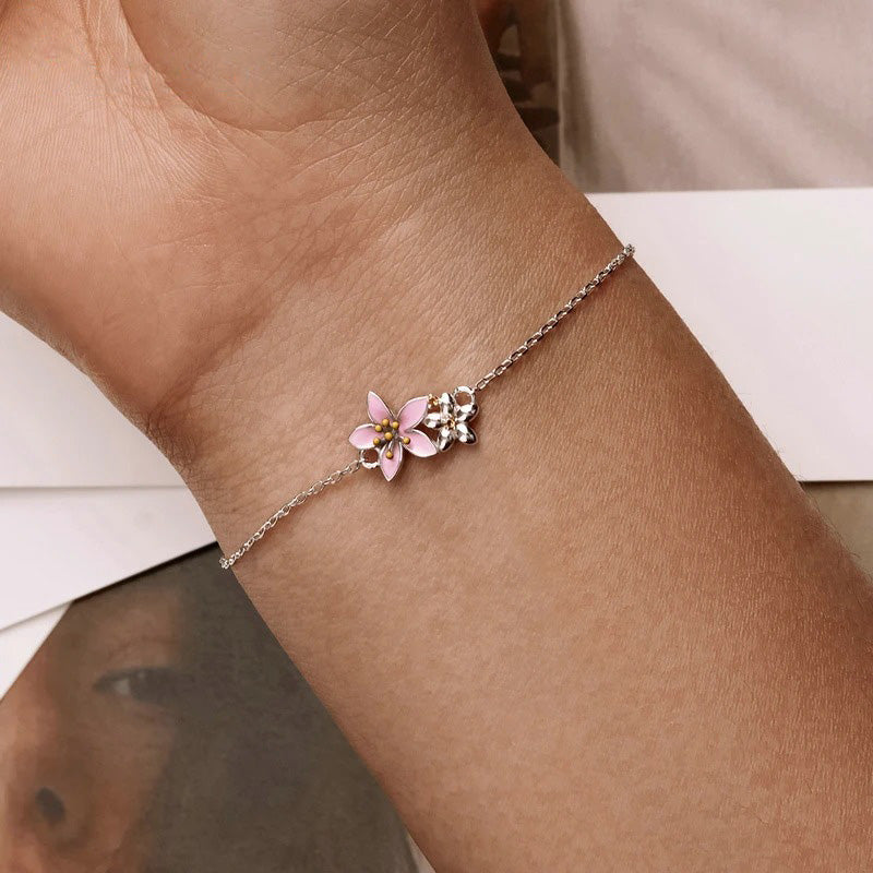 Beautiful cherry blossom bracelet