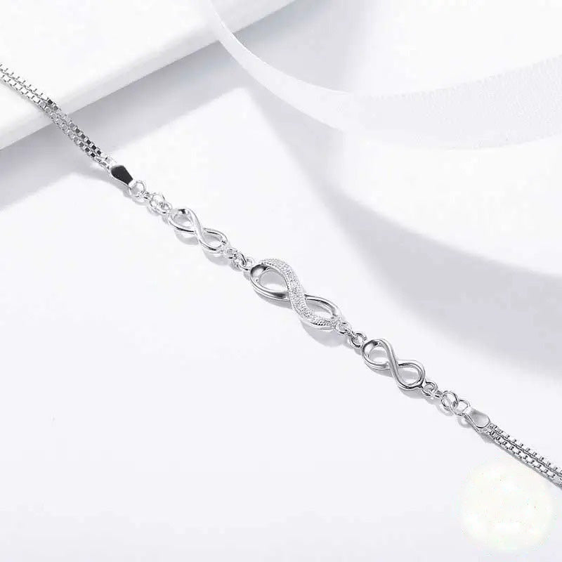 Infinity Love Chain Bracelet