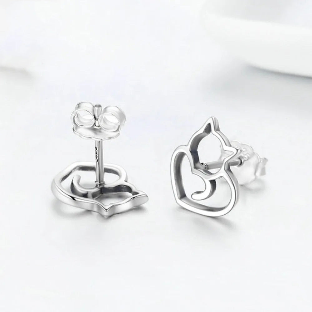 Adorable Cute Cat Jewelry Set